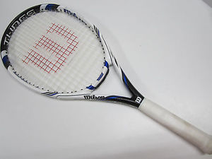 2015 WILSON THREE BLX OVERSIZE RACQUET (4 3/8) DEMO RQT! MINT CONDITION!!