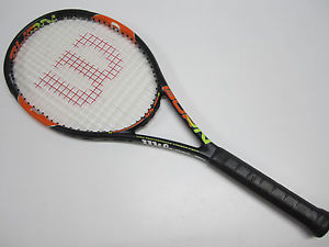 WILSON BURN 95 TENNIS RACQUET (4 3/8) CLUB DEMO. NEW STRINGS!!