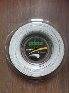 Prince Tournament Poly tennis string reel 660 feet / 200m 1,30mm white