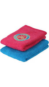 Wimbledon 2016 Hand Towel - Purple & Sky Blue (Set of 2) 2016 Free Shipping