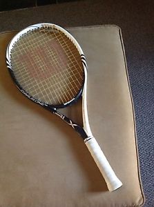 WILSON BLX CIRRUS ONE FX 118 SQ Tennis Racquet 4 3/8 Mint W/Case Used