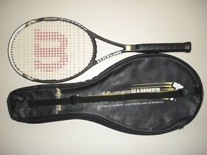 WILSON HYPER HAMMER 5.3 MP 95 TENNIS RACQUET  4 3/8   NEW WILSON STRINGS