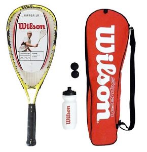 Wilson Ripper Junior ensemble de raquette de Squash avec Bag,Bouteille d'eau &