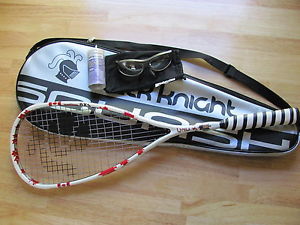 Black Knight C2C nXS Squash Racquet Excellent Shape Plus Case, Balls and Glasses