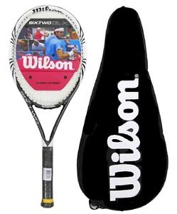 Wilson Tabla chocolate dos BLX 100 Negro Raqueta De Tenis Con Completo Funda