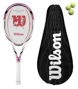 Wilson Envy 100L BLX Raqueta de Tenis + Funda + 3 Bolas P