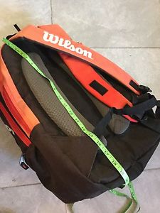 WILSON TOUR Tennis  BACKPACK Red Black Good