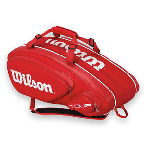 *NEW*  Wilson Tour V Red 9 Pack Tennis Bag!*