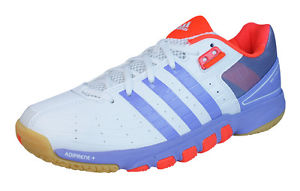 adidas Quickforce 7 Womens Badminton Sneakers / Shoes - White