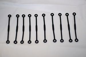 RACQUETBALL VIBRATION DAMPENER SILENCER. BLACK COLOR. 10, TEN SETS. in bulk.