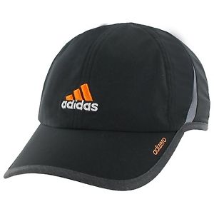 adidas Men's Adizero Cap Black/Heather Grey/Solar Gold