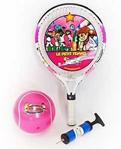 Le Petit Tennis Pink Racquet 17 Inches + Pink TENNIS BALL (Ages 2-3-4) NEW