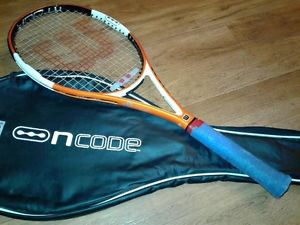 Wilson Ncode Ntour Mid Plus 95 Tennis Racket/Racquet 4 3/8'' + Case MINTY FRESH!