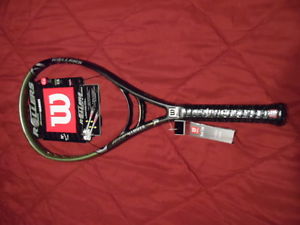 New with Tags Wilson Hyper Hammer 2.6 Rollers 115 head 4 3/8 grip Tennis Racquet