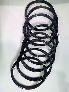 Promotional Offer 5 Sets Black Tennis Racket Sheep gut string 16G 6.5m X2