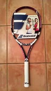 BABOLAT DRIVE LITE PINK TENNIS RACQUET 4-3/8" RARE NEW FREE SHIPPING Z