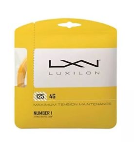 LUXILON 4G 125 tennis string set - Gold - tennis racquet racket string