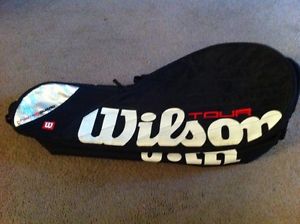 WILSON TOUR Thermo Guard Tennis Racquet Carrying Bag w Shoulder Straps