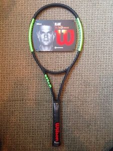 New Wilson Blade 98 16x19 Tennis Racket Grip size 4 3/8