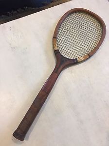 Early Rare Antique A.G. Spalding & Brothers Bros Wood Tennis Racquet Old