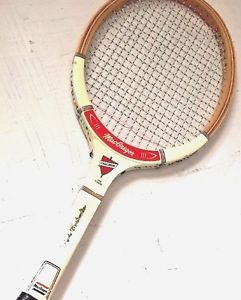 Macgregor Tennis Racket Vintage Racquet Press Wooden Challenger Grip VTG Fibre