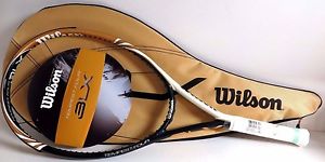 NEW~WILSON TEMPEST FOUR BLX TENNIS RACQUET W/CASE~4 1/8~8.1 oz UNSTRUNG