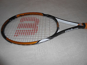 Wilson Blade Comp Tennis Racquet TITANIUM LEATHER GRIP 4 3/8 NICE L3