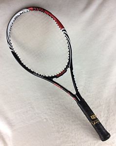 WILSON BLX Bold 100 Sq In. Head Tennis Racquet in Excellent Condition!