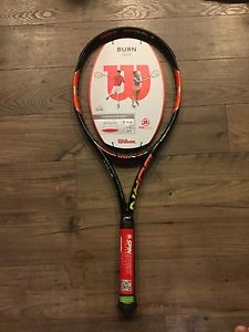 Wilson Burn 100S Tennis Racquet 4 3/8. Free 2nd Day Air