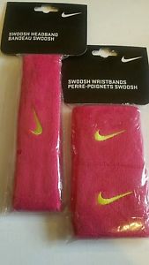 Nike Headband Wristband Athletic Sport Team Mens Fireb Sz 1 Size Misc Unisex NIP