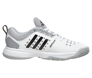 MEN ADIDAS BARRICADE CLASSIC BOUNCE SIZE 9.5 WHITE TENNIS OR RACQUETBALL SHOES