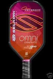 Selkirk Omni 31P XO Graphite Polymer Elongated Glen Peterson (Orange) w/Warranty