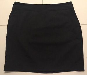 "Banana Republic Women's Sexy Dark Grey Mini Skirt Size 12P Petite Retail $ 60
