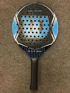 Wilson Blade Smart 4 1/4 Platform Tennis Paddle (2017 racket pop 370g 13oz blue)