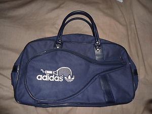 VINTAGE ADIDAS SQUASH GYM BAG BADMINTON HONG KONG MADE EXCELLENT SHAPE