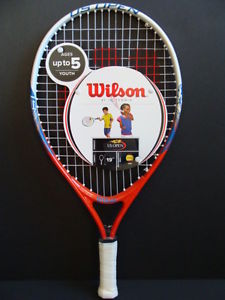 NEW WILSON 19" Junior Tennis Racket Racquet Youth 3.5" Grip US Open 5 Years NWT