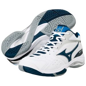 Mizuno Tennis Shoes WAVE TIEBREAK 2 61GA1440 White X navy / blue