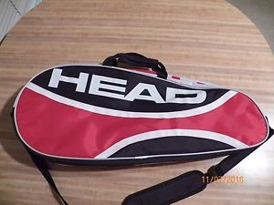 1 Head Tennis Racquet Bag With Zipper Compartment, Shoulder Strap, Hand Straps