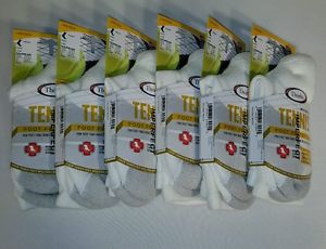 Thorlo 6 Pair Crew Heavyweight Tennis Socks MEDIUM SZ Male 5.5-8.5 Female 6.5-10