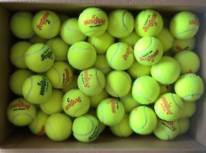 100 Clean Used Indoor Tennis Balls