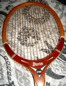 TAD Davis Hi-Point Black Wood Vintage Tennis Racquet 4L