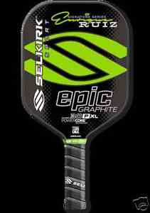 SELKIRK SPORT EPIC 30P-XL POLYMER GRAPHITE PICKLEBALL PADDLE ENRIQUE SIGNATURE