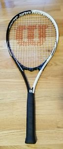 Wilson Tour Slam Stop Shock Pads Power Bridge Tennis Racket 4-1/4" Grip