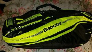 ❤️Babolat Pure Aero RHx12 Tennisbag 12er black + neon yellow bag for 12 rackets