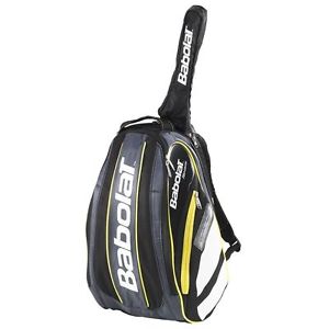 *NEW* BABOLAT TEAM BACKPACK tennis racquet racket bag - Black/Yellow