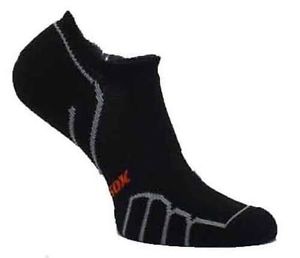 2 Pair Vitalsox Running Ghost Ultra Light Weight Low Cut Sock, Black  Large 9-11