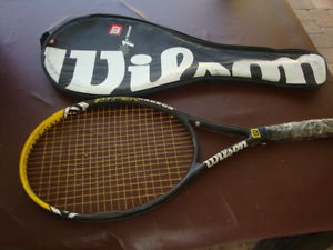 WILSON HYPER HAMMER 6.3 OS 110 TENNIS RACQUET  4 1/2 "VERY GOOD"