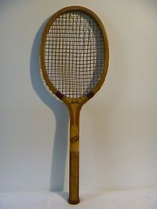 ANTIQUE VINTAGE TRUSPORT "APOLLO" EDW TRYON PHILADELPHIA PA WOOD TENNIS RACQUET