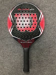 Wilson Blade Pro 4 1/4 Platform Tennis Paddle (2017 racket pop light 385g 13.6oz