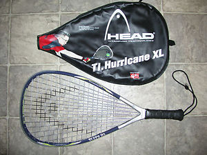 Head Ti. 175 XL Racquetball Racquet W/ Cover, Grip Size 3 5/8"